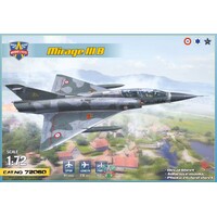 ModelSvit 1/72 Mirage IIIB operational trainer (5 camo schemes) Plastic Model Kit