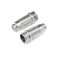 Maverick Aluminum Shock Body Set (Silver/2pcs) [150187]