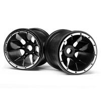 Maverick Black Wheels 2 Pcs (Blackout MT) [MV24105]