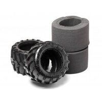 Maverick Tyres W/Inserts 2 Pcs (Blackout MT) [MV24106]