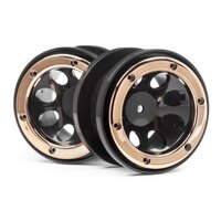 Maverick WHEELS W/GOLD BEADLOCKS (2PCS) [MV25065]