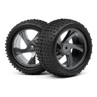 Maverick 1/18 Truggy Wheel & Tyre Assembly (Ion XT) [MV28047]