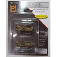 Pegasus 1/144 Sd. Kfz. 251/1 Fall Colors, prepainted