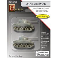 Pegasus M4A3 Sherman Tanks (2 per pack)