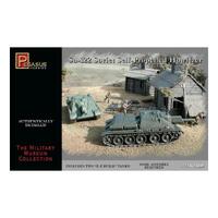 Pegasus 1/72 SU-122 Soviet Self-Propelled Howitzer (2) Plastic Model Kit [7664]