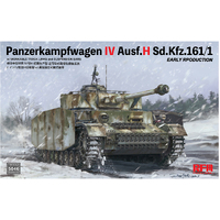 Ryefield Pz.kpfw.IV Ausf.H early production w/workable track links Plastic Model Kit