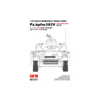 Ryefield Workable track links for Pz.III/IV.early production (40cm)