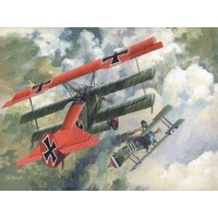 Roden 1/72 FOKKER Dr.I Plastic Model Kit