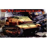 RPM 1/72 Tank destroyer TK-S with 20mm gun FK wz.38 Plastic Model Kit