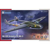 Special Hobby 1/72 DH.100 Vampire FB.Mk.9 ’Tropicalised Fighter-Bomber’ Plastic Model Kit