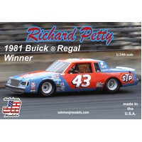 Salvinos J R 1/25 Richard Petty #43 Buick Regal 1981 Winner Plastic Model Kit