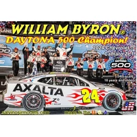 Salvinos J R 1/24 William Byron #24 2024 “500” Winner Axalta Plastic Model Kit [HMC2024WBD]