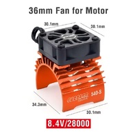 Surpass Cooling fan 5-8.45V for 1/10 motor Orange