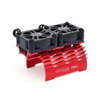 Surpass 60*30*40 red + black fan for 1/10 motor Red