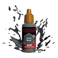 The Army Painter Warpaints Air: Raven Black - 18ml Acrylic Paint