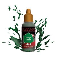 The Army Painter Warpaints Air: Savage Green - 18ml Acrylic Paint