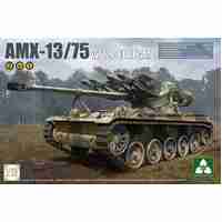 Takom 1/35 French Light Tank AMX-13/75 with SS-11 ATGM 2 in 1 Plastic Model Kit