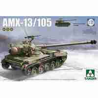 Takom 1/35 French Light Tank AMX-13/105 2 in 1 Plastic Model Kit