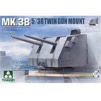 Takom 1/35 MK.38 5''/38 Twin Gun Mount (Metal barrel) Plastic Model Kit