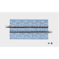 Tomix N Pavement Tram Straight Track 2-3/4" 70mm (4)