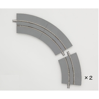 Tomix N Tram Super Mini Curve Track 4-1/16" 103mm 2 each of 30 & 60°