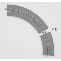 Tomix N Tram Mini Curve Track 5-1/2" 140mm 2 each of 30 & 60°