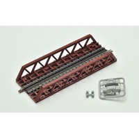 Tomix N Pony Truss Iron Bridge Red