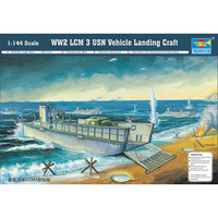 Trumpeter 1/144 WW II US Navy LCM(3) Landing craft