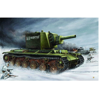 Trumpeter 1/35 Russian KV “Big Turret Tank