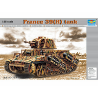 Trumpeter 1/35 France 39(H) TANK SA 38  37mm gun