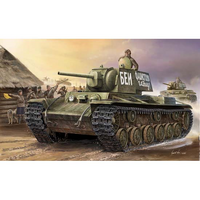 Trumpeter 1/35 Russian KV-1 model 1941 /KV Small Turret Tank