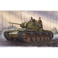 Trumpeter 1/35 Russian KV-1 Model 1942 Simplified Turret Tank Plastic Model Kit [00358]