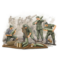 Trumpeter 1/35 German Field Howitzer Gun Crew (on carrying)