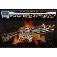 Trumpeter 1/3 AR15/M16/M4 FAMILY-M4A1/M203