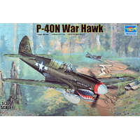 Trumpeter 1/32 P-40N War Hawk *AUS DECAL* Plastic Model Kit [02212]