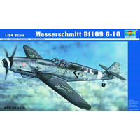 Trumpeter 1/24 Messerschmitt Bf109 G-10 Plastic Model Kit [02409]