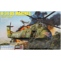 Trumpeter 1/48 H-34 US MARINES - Re-Edition Plastic Model Kit [02881]