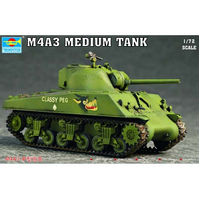 Trumpeter 1/72 M4A3 TANK Plastic Model Kit [07224]