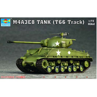 Trumpeter 1/72 M4A3E8 Tank (T66 Track)