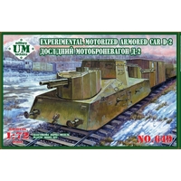 UM-MT 1/72 Experimental Motorized Armored car D-2 Plastic Model Kit