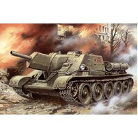 Unimodels 1/72 WWII SELF PROPELLED PLANT SU-122 Plastic Model Kit