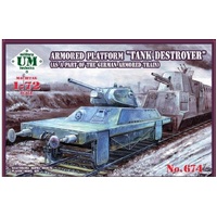 Unimodels 1/72 Arm.Platform "Tank destroyer" Plastic Model Kit