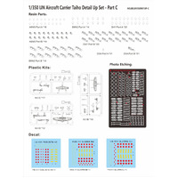 Very Fire 1/350 IJN Aircraft Carrier Taiho Detail Up Set - Part C