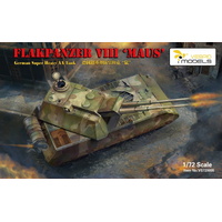 Vespid 1/72 Flakpanzer VIII Maus Plastic Model Kit