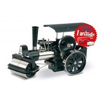 Wilesco D 368 Steam Roller black/nickel