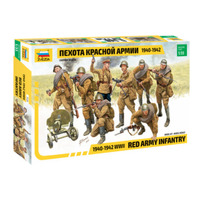 Zvezda 1/35 Red Army Infantry (1940-42) Plastic Model Kit