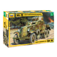 Zvezda 1/35 Soviet Armored Car BA-10 Plastic Model Kit