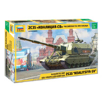 Zvezda 1/35 2S35 "Koalitsiya-SV" Russian Self Propelled Howitzer Plastic Model Kit