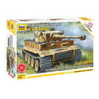 Zvezda 1/72 Tiger I Plastic Model Kit