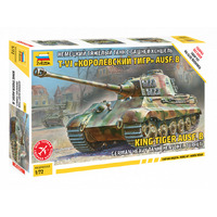 Zvezda 1/72 King Tiger Henschel Plastic Model Kit